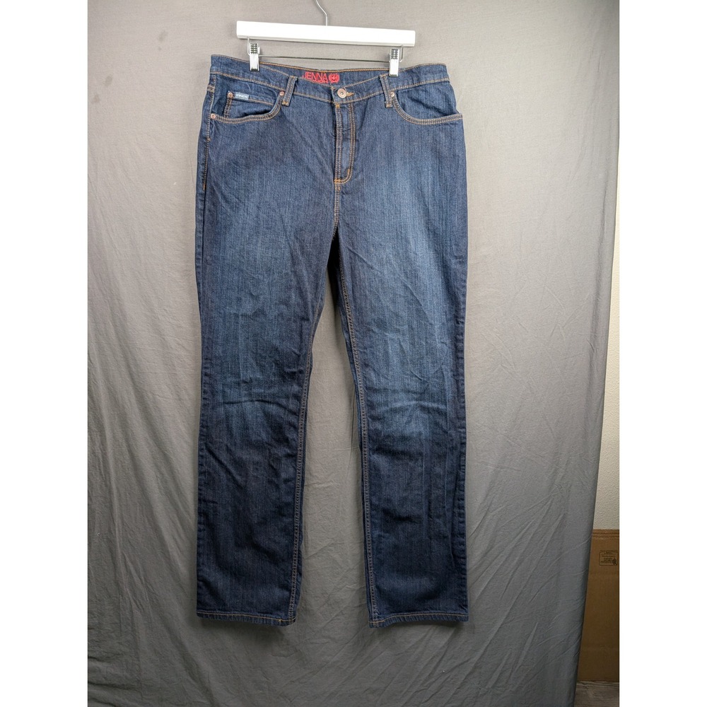 Cinch Jenna Slim‎ Dark Wash Straight Leg Jeans Size 35/19 XL Blue